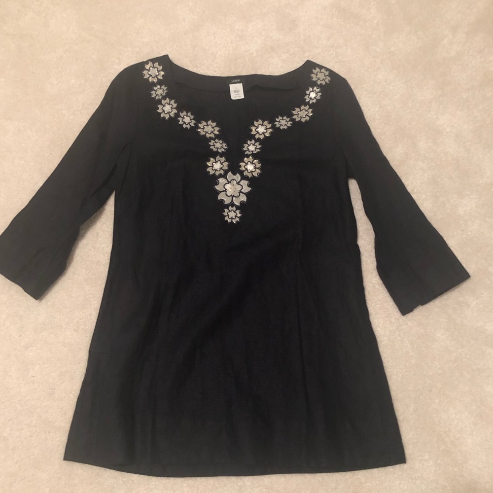 JCrew Linen Cover up